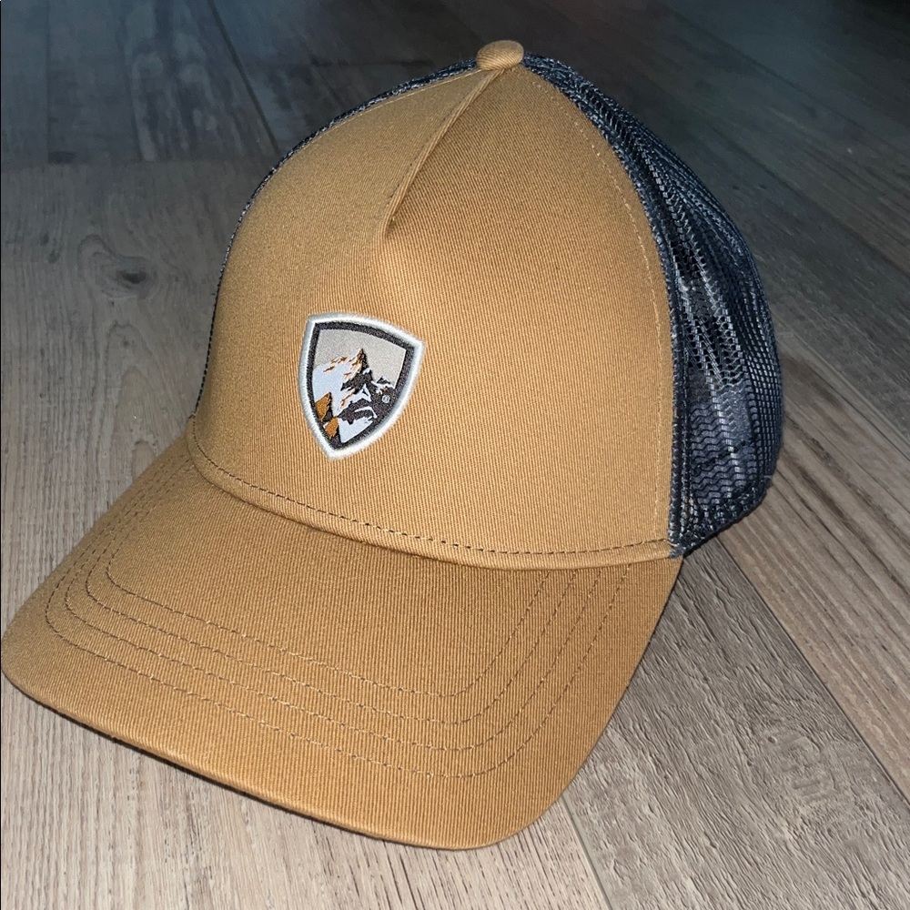 KUHL Low Profile Trucker‎ Hat Adjustable Snap Back Mesh Teak Baseball Cap O/S